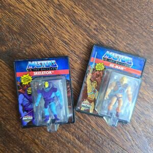 World's Smallest Toys Masters of The Universe Skeletor & He-Man + Accessories